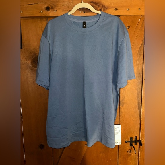 NWT Lululemon Men's Heavyweight Blue T-Shirt Sz XL - Picture 4 of 7